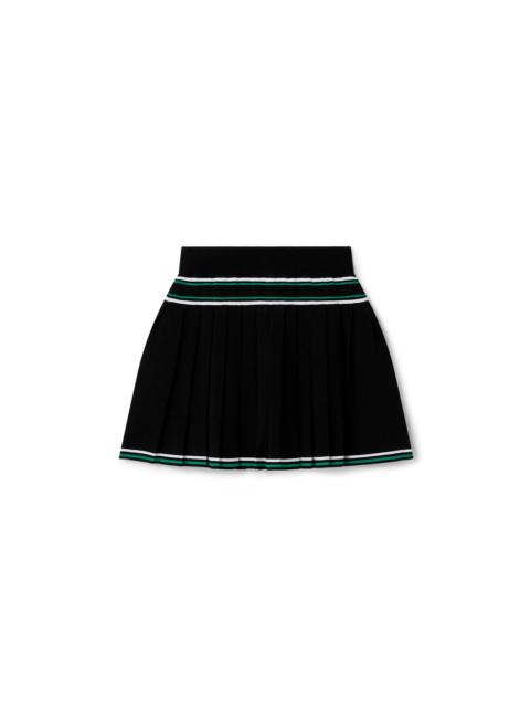 Pleated Knit Skirt
