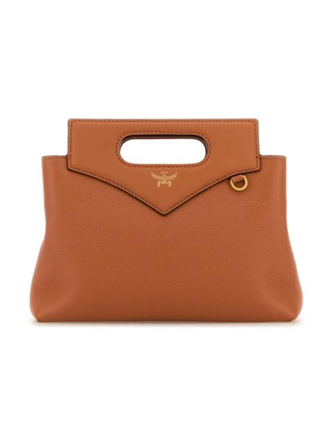 SOFT DIAMOND CARAMEL LEATHER HANDBAG