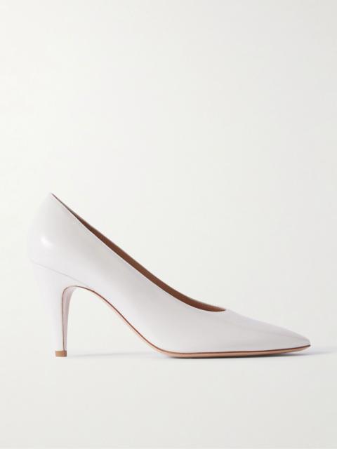 Amelia 85 patent-leather pumps Off-white