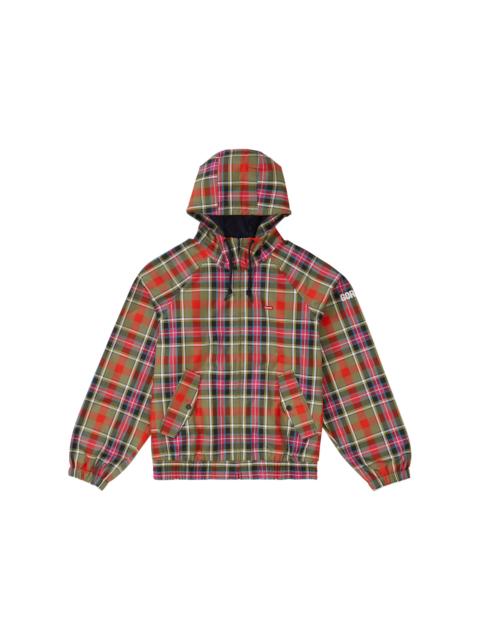 Supreme GORE-TEX Hooded Harrington Jacket Olive Plaid
