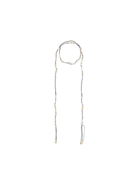 beaded scarf necklace