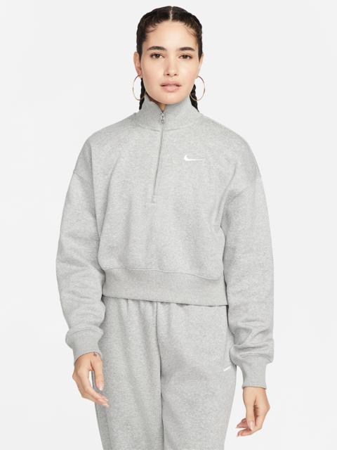 Nike Sportswear Phoenix Fleece Women's 1/2-Zip Cropped Sweatshirt