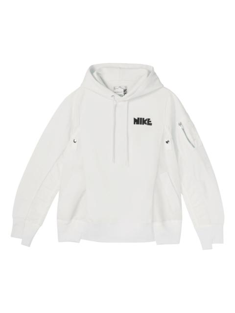 Nike x Sacai Hoodie 'White' CW2419-100
