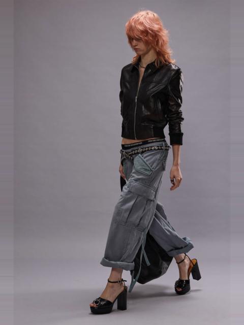 CROPPED CARGO - FADED STEEL BLUE CANVAS