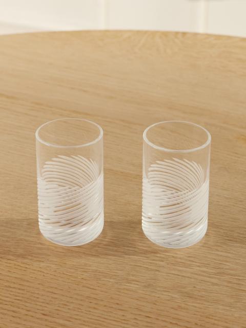 Set Of Two Whisky Glasses