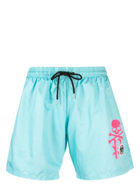 logo-print swim shorts
