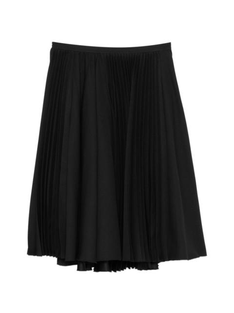 satin midi skirt