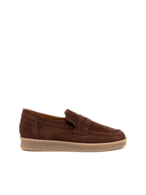 suede loafers