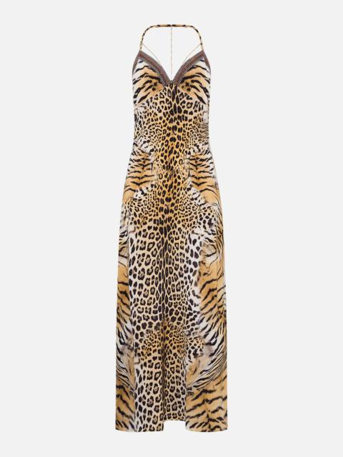 CHAIN DETAIL SLIP DRESS