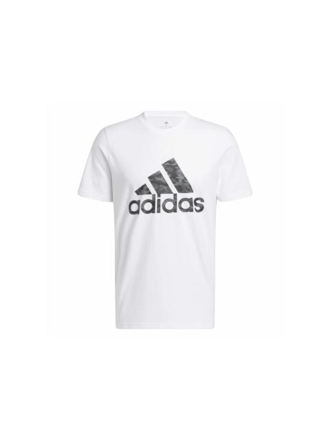 adidas Camo Short Sleeve Tee White