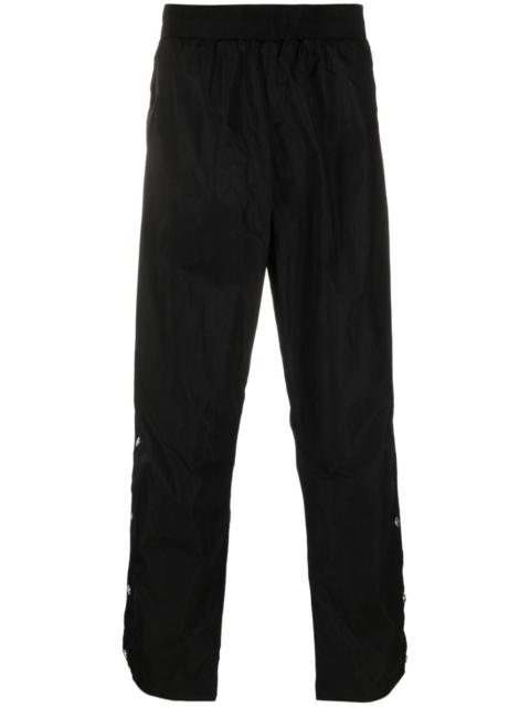 Rec press-stud straight-leg trousers