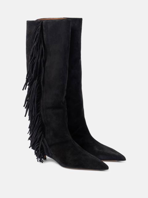 Jessie 35 suede knee-high boots