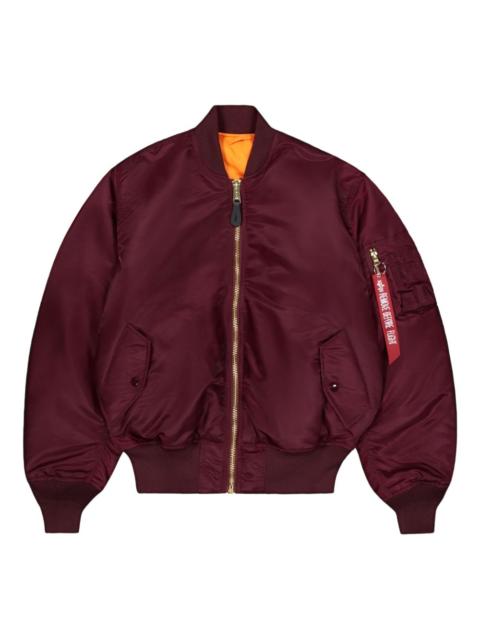 zip-up reversible bomber jacket