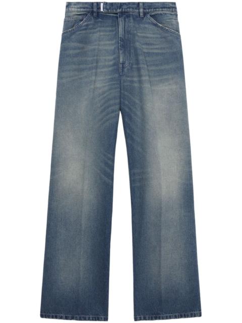 straight-leg jeans