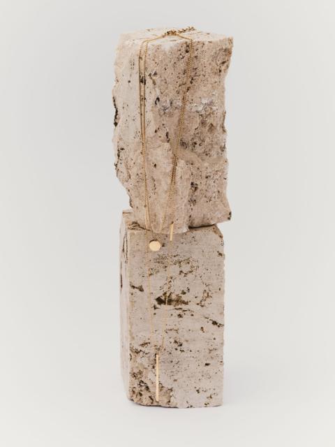 18k Gold necklace with 0.015ct Diamond