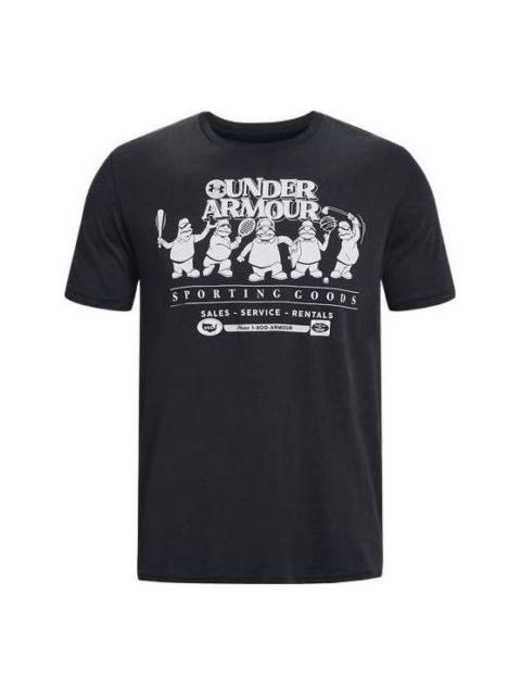 Under Armour Coach Sporting Goods T-shirt 'Black' 1376854-001