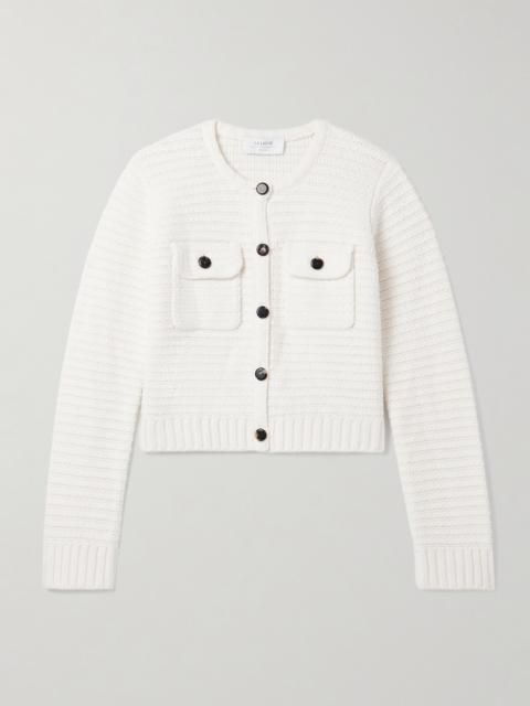 Monique Ribbed-knit Cardigan