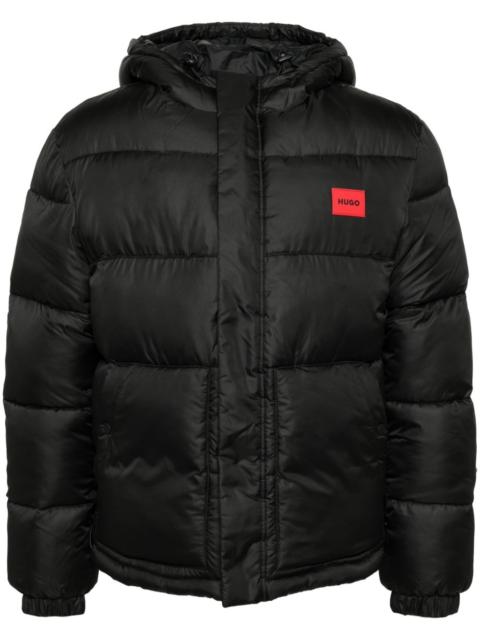 water-repellent puffer jacket