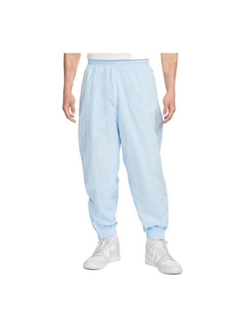 Nike Solo Swoosh Woven Track Pant 'Light Blue' DQ6572-441