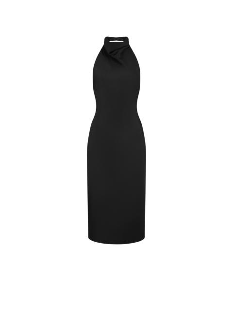 HALTERNECK COCKTAIL DRESS WITH OPEN BACK