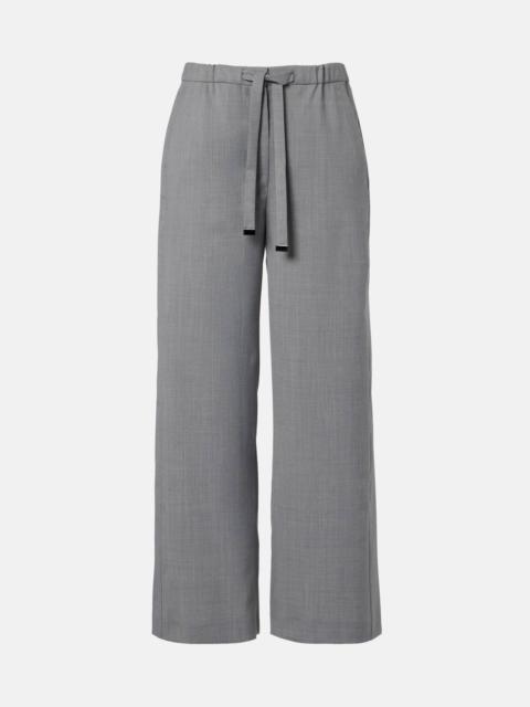 Baia wool-blend wide-leg pants