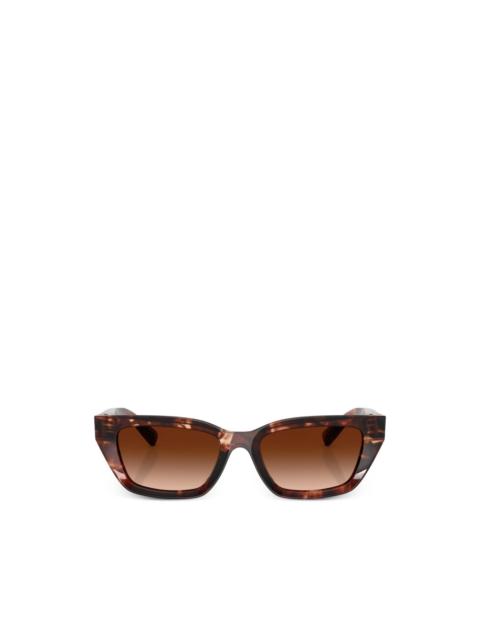 cat-eye tortoiseshell sunglasses