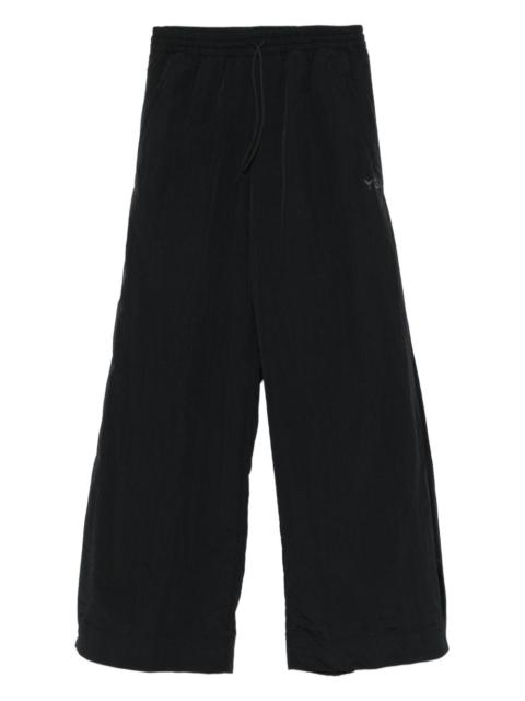 drawstring wide-leg sweatpants