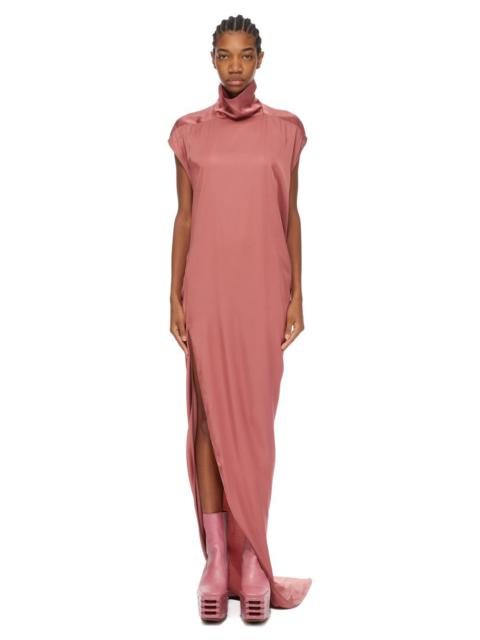 Edfu turtleneck charmeuse maxi dress