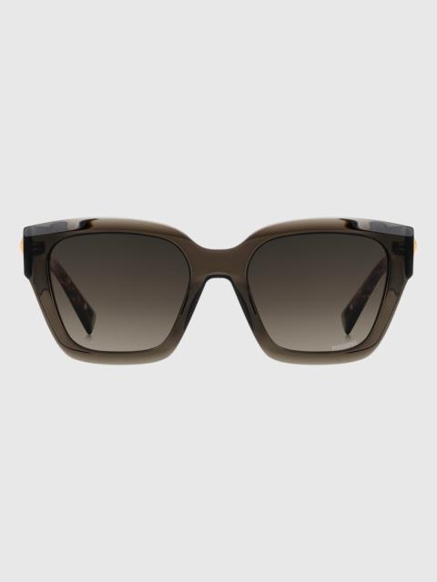 Missoni Seasonal squared acetate sunglasses