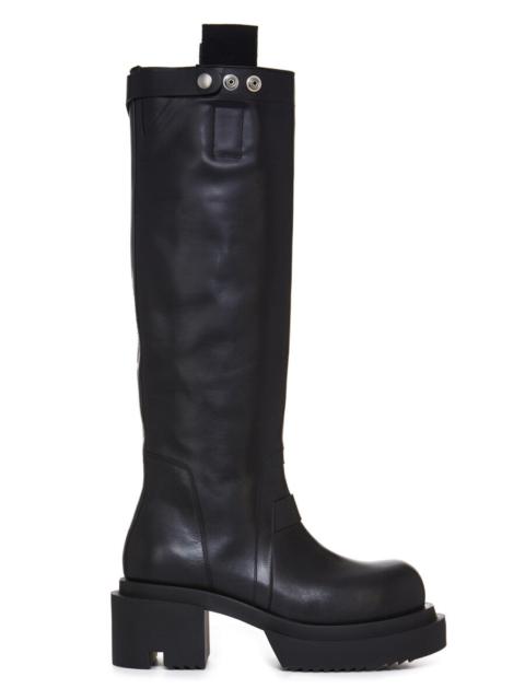 75mm knee-high platform boots