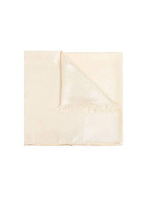 jacquard-pattern scarf