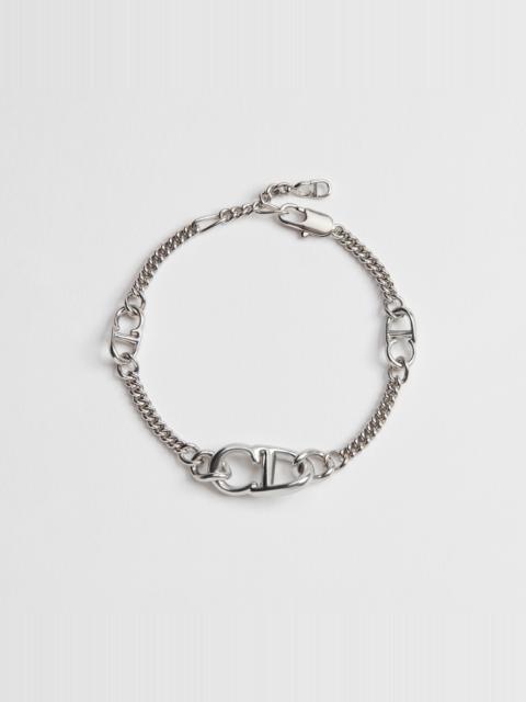 CD Icon Thin Chain Link Bracelet
