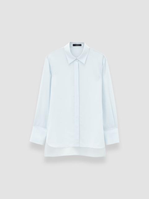 Bold Crepe de Soie Silk Blouse