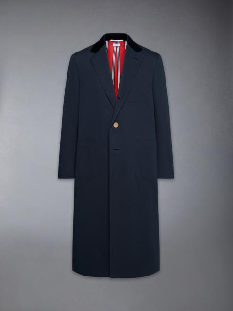 GABARDINE ELONGATED OVERCOAT