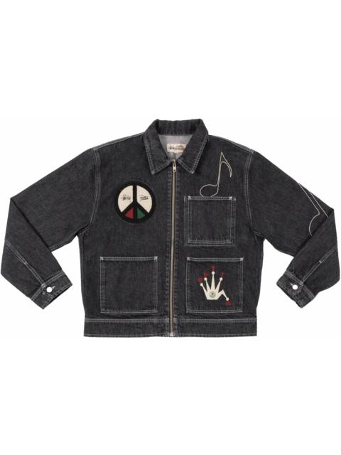 Stussy x Patta Zip Work Jacket Black