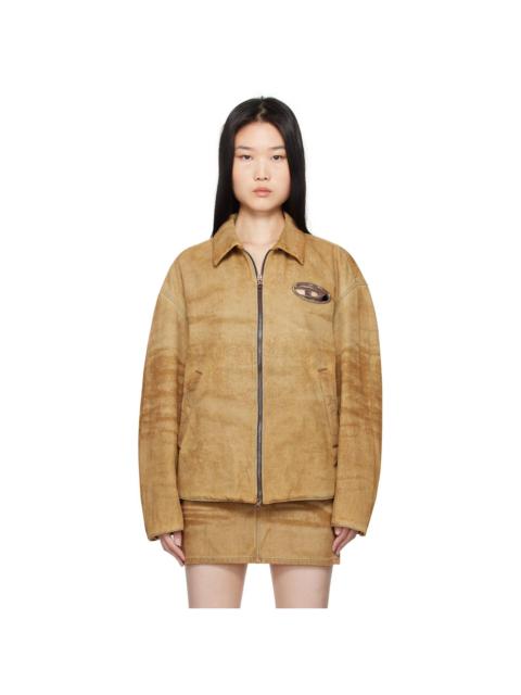 Brown D-Stack-Fsf Denim Jacket