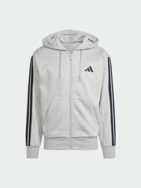 Essentials 3-Stripes Fleece Hoodie