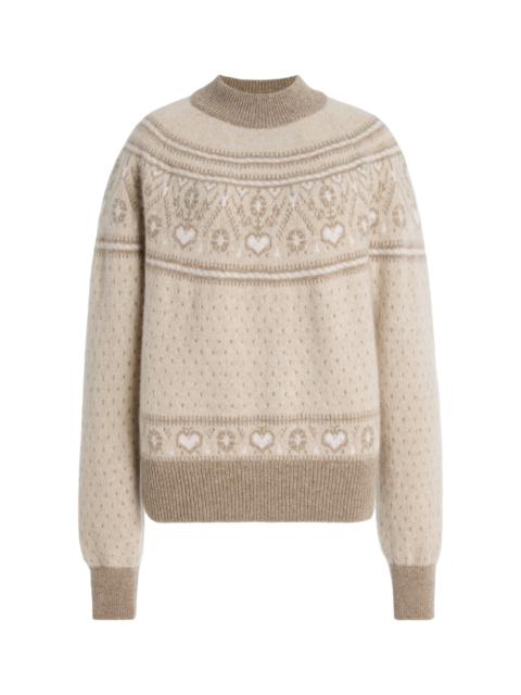 Guy Fair Isle Cashmere Sweater neutral