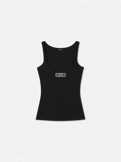 90s Vintage Logo Ribbed Tank Top