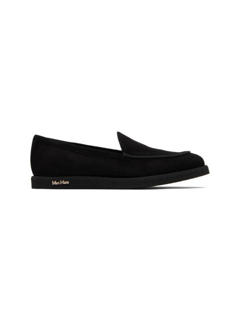 Black Soft Moc Loafers