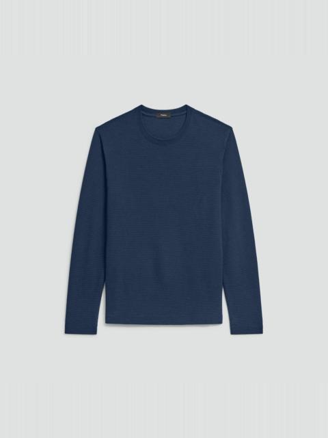 Delroy Long-Sleeve Tee in Studio Knit Jacquard