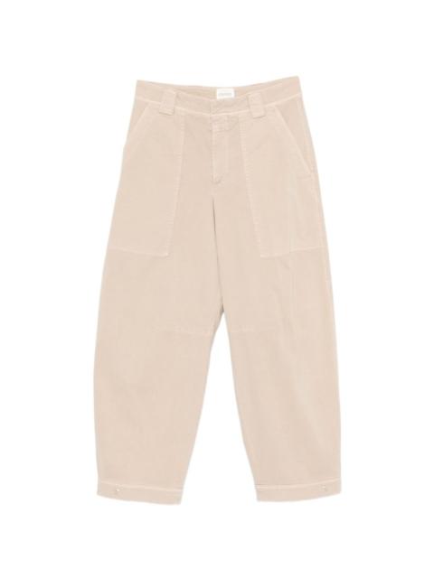 Rhannon patch-pocket tapered trousers