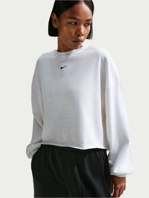 Nike Sportswear Chill Terry Women's Oversized French Terry Crew-Neck Sweatshirt