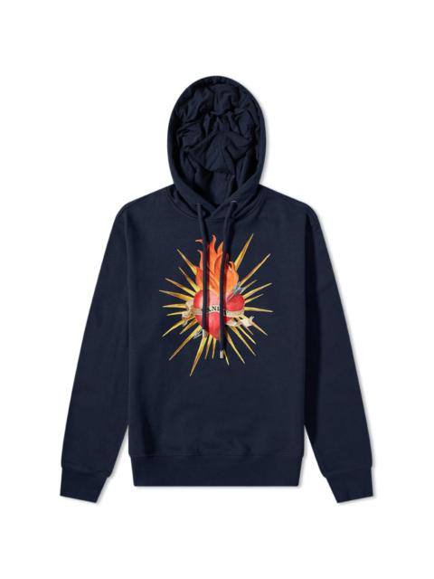 Lanvin Heart Print Popver Hoody