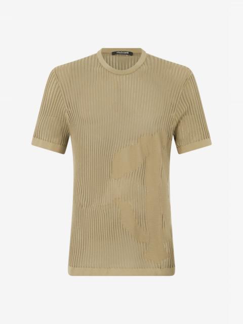 Openwork Knit T-Shirt
