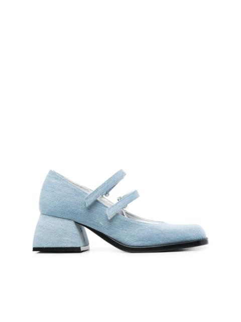 Bulla denim 50mm pumps