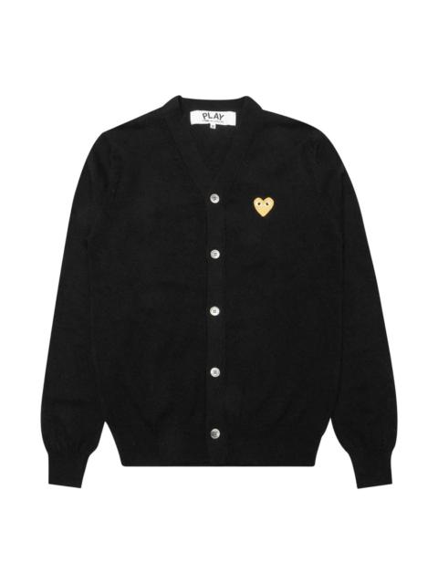 V-Neck Cardigan Gold Emblem Unisex