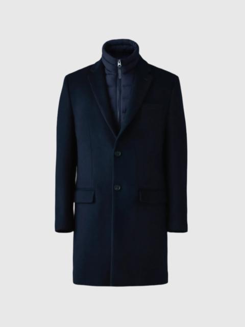 SKAI-SLB 3-in-1 wool coat with removable down liner