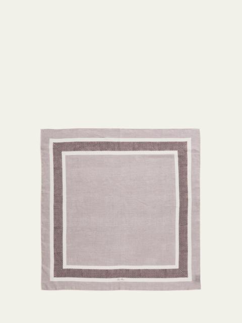 Men's Marea Silk and Linen Foulard