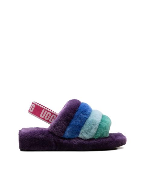 Fluff Yeah Slide  "Purple" sandals